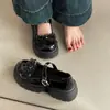Zapatos Mary Jane para Mujer de Estilo Japonés, Versátiles, Lindos, con Lazo y Encaje, Suela Gruesa, Novedad Verano 2026