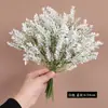 Espigas de Trigo de Espuma Flores Artificiales para Decoración del Hogar, Fotografía de Bodas, Arreglos de Flores Falsas, Flores de Arroz con Perlas Atadas a Mano, Venta al por Mayor de Comercio Exterior