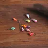 Anzuelo de Pesca con Cabeza de Plomo de 10 Colores con Forma de Delfín Transfronterizo 1.6g Anzuelo de Pesca en Hielo Micro Colorido Señuelo de Pesca Suave Anzuelo de Pesca