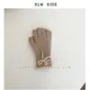 Lindo Diseño de Moño de Nicho Guantes a Prueba de Frío de Otoño Invierno para Niños Niños y Niñas Guantes de Punto Gruesos Calientes para Bebé