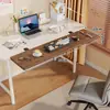 Placa de extensão de mesa para sala de jogos, mesa de computador com prateleira de armazenamento estendida e alargada, suporte para teclado e mouse, suporte para laptop