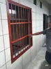 Red Antirrobo de Aleación de Aluminio para Ventanas Salientes, Protección de Borde Exterior, Libre de Óxido, Barandilla Protectora para Balcón de Ventana Saliente Autoinstalable, Red Protectora para el Hogar