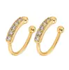Accesorios de Nuevos Productos Transfronterizos Pendientes de Diamante Europeos y Americanos Clips para Orejas Clips para Orejas Exagerados de Personalidad Pendientes sin Agujeros en las Orejas alta calidad