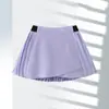 Nova Saia-Calça de Badminton Yy para Mulheres, Saia Curta Esportiva de Secagem Rápida, Saia-Calça Esportiva Respirável, Saia-Calça de Tênis