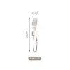 Set Plegable de Cuchillo, Tenedor y Cuchara Transfronterizo Acero Inoxidable 304 Cuchara y Palillos Palillos Desmontables Estudiante Bolsa para Cubiertos de Camping al Aire Libre