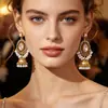 Brincos de Moda Europeus e Americanos Mais Vendidos Transfronteiriços Estilo Exótico Brincos de Tarraxa Retrô Pendentes Estilo Étnico de Nicho Brincos de Sino