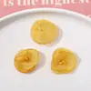 Estilo Princesa Fofo Tecido Flor Queimada Malha de Cristal Pétala DIY Grampo de Cabelo Tecido à Mão Acessórios de Cabelo Material Atacado