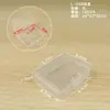 Caja de Plástico Transparente Caja Rectangular de Almacenamiento para Escritorio Caja de PP Caja Organizadora de Piezas y Herramientas Caja para Equipo de Pesca Caja para Tarjetas