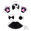 Diadema de Animales Transfronteriza de Halloween Peluche Lindo Oso de Dibujos Animados Diadema Amazon Diadema de Oso Panda Tridimensional
