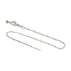 Distrito Lu Oro Real de 18K Chapado DIY Pulsera Lateral Universal Cadena de Ajuste Joyería Hecha a Mano Accesorios para Collares Venta al por Mayor
