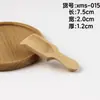 Cuchara Pequeña de Madera Creativa, Cuchara para Polvo de Sales de Baño de Madera de Loto, Cuchara Medidora de Leche en Polvo para Niños, Cuchara de Madera para Miel, Madera Natural