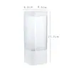 Portavasos Desechable de Pared, Dispensador Automático de Vasos de Agua, Portavasos de Papel sin Perforaciones, Estante de Almacenamiento Doméstico a Prueba de Polvo