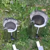 Pellets de Lenha Álcool Fogão a Lenha de Fogo Intenso Portátil para Exterior Camping Fogão Gaseificador Dobrável para Piqueniques e Viagens