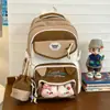 Atacado Gato Fofo Aluno do Ensino Fundamental Mochila Escolar de Grande Capacidade Mochila de Estudante com Aparência Elegante Bolsa de Dor para Garota de Faculdade Bolsa de Bebê
