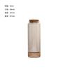 Botella de vidrio con corcho de bayoneta de 47 ml, tubo de ensayo de borosilicato alto, botella de los deseos, botella de deriva con cielo estrellado, botella de té
