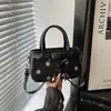 2026 Nova Bolsa de Mão de Bolinhas Feminina de Verão Versátil Ombro Único Transversal Bolsa de Trabalho Casual Grande Capacidade Nicho