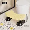 Reposapiés doméstico engrosado para inodoro, ayuda para inodoro de sentadilla, taburete de baño, escalón para inodoro, reposapiés creativo