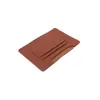 Portapasaporte de Cuero Transfronterizo Portatarjetas Portatarjetas Multifuncional Simple Portadocumentos Portaboleto Portapasaporte Portátil de Viaje