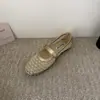 Zapatos de Mujer de Malla Plana Transpirable estilo Francés Mary Jane de Boca Baja, Alpargatas Versátiles Estilo de Noche Verano 2026