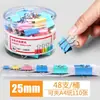 Clip Multifuncional de Cola Larga de Colores para Deli, Clip para Boletos, Clip para Papel, Clip para Documentos 1-6 # Venta al por Mayor de Clips Metálicos Grandes, Medianos y Pequeños