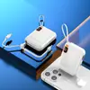 Artículos de Regalo al por Mayor: Cargador Portátil de Carga Súper Rápida de 66W, Portátil con Cable Integrado, Fuente de Alimentación Móvil de 10000mAh, Carga Rápida Ultra Delgada