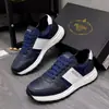 Zapatos Deportivos Casuales para Hombre de Nuevo Estilo Europeo, Cuero Genuino, Suela Gruesa, Cordones, Versátiles, de Moda, Tendencia, Caña Baja con Logo Triangular