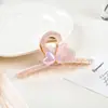 YHJ Accesorios para el Cabello Nuevo Pinza de Ácido Acético Pinza de Tiburón Corazón Pinza de Tiburón de Aleación para la Parte Posterior de la Cabeza