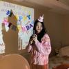 Banner de Feliz Aniversário de Celebridade da Internet Bandeira de Tecido Não Tecido Cor Macaron Bandeira de Letras de Aniversário Suprimentos de Decoração de Festa