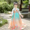 Novo Estilo Chinês de Alta Qualidade Tang Suit para Meninos, Roupa de Estilo Antigo para Meninos, Vestido de Princesa para Meninas, Verão