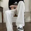 Pantalones casuales holgados nuevos 2025 para hombre, estilo coreano, modernos, versátiles, de verano, delgados, con caída, de pierna ancha, largos hasta el piso