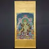Caligrafía y Pintura Antigua, Pintura Decorativa para el Recibidor, Estilo Vintage, Ya Enmarcada, Thangka, Pergamino Budista de Xizang, Pintura del Salón Central, Guanyin de las Mil Manos