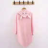 Manta linda de coralina de dibujos animados para bebé, extra grande y gruesa, toalla de baño tipo capa, suave y amigable con la piel, manta cómoda para bebé
