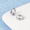 Pendientes de titanio y acero con diseño de nicho, cóncavos, esféricos, venta al por mayor de fábrica, superventas en AliExpress, pendientes geométricos de estilo frío europeos y americanos