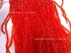 Cuentas Planas de 4 mm Cristal Agujero Recto Cuentas de Vidrio Facetadas Pulsera DIY Cadena de Teléfono Móvil Pasador Joyería Cuentas al por Mayor