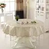 Mantel redondo, mantel de plástico, cubierta de mesa circular, mantel redondo de hotel, mantel cuadrado, impermeable y resistente al aceite