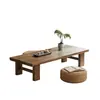 Mesa de Té Sólida de Madera Estilo Japonés, Mesa Tatami, Mesa Baja, Mesa Kang Estilo Zen, Mesa Larga de Piso Estilo Chino Moderno, Mesa de Té Pequeña para Balcón