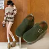 Zapatos Birkenstock retro todo incluido para mujer, nueva colección otoño 2026, mocasines casuales sin cordones, estilo popular