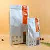 Fornecimento de sacos de comida para animais de estimação selados de oito lados, sacos de zíper de fundo plano selados de oito lados parcialmente brilhantes, sacos de embalagem de comida para animais de estimação