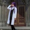 Spot Fox X sirviente SS Fantasma Blanco patio impresionante mariposa uniforme diario canción quedarse más cosplay ropa de mujer una generación de cabello