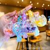 Llavero de Oso Pintado al Óleo Colgante de Campana para Aliviar el Estrés Regalo Venta Directa de Fábrica Mismo Estilo que Xiaohongshu Regalo Lindo y Divertido