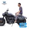 Carro muscle Wolf adequado para Zhuang Wei V400 bolsa lateral bolsa lateral pode ser instalado capacete meio capacete capacete completo com trava quadro de liberação rápida modificação