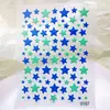 Pegatinas Populares de Uñas 5D con Mariposas en Relieve de Nueva Tecnología, Estrellas de Cinco Puntas Versátiles de Color Sólido, Pegatinas para Uñas de Material para Planificador 3D
