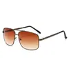 Puesto de Gafas de Sol Cuadradas de Doble Puente Moda Jianghu Corriendo Feria del Templo Nuevos Nuevos Productos