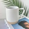 Caneca de Cerâmica Dupla Cor Estrela Ponto 330ml Personalizada Fosca para Casa Escritório para Beber Chá Caneca Presente