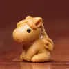 Barbie escultura de sândalo desenho animado Animal guardião do Zodíaco sândalo fofo fofo contas soltas pingente acessórios