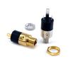 Socket de Audífonos de 3.5 Pj-392 Conector de Audio Hembra Vertical con Tuerca, Chapado en Oro, Chapado en Plata