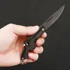 Navaja plegable de exterior cuchillo de exterior exquisito mini cuchillo de fruta de bolsillo portátil de acero inoxidable cuchillo anti-cuerpo al por mayor