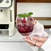 Vaso de vidrio para beber Libby's, diseño de nicho con patrón de nubes, vaso para whisky con bola de hielo, taza de café, vaso para jugo de uso doméstico