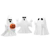 Nuevos Adornos de Halloween de Amazon con Dedos Medios de Fantasma Lindo Transfronterizos Corazón de Fantasma con Dedos Medios