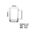 Directo de Fábrica Vasos Transparentes de Vidrio Comerciales, Vasos para Cerveza, Vasos para Té, Vasos para Jugos al por Mayor con Impresión de Logo